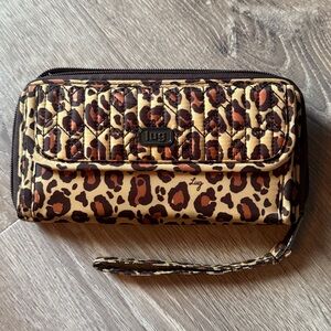 Lug Kickflip Cheetah wristlet/wallet